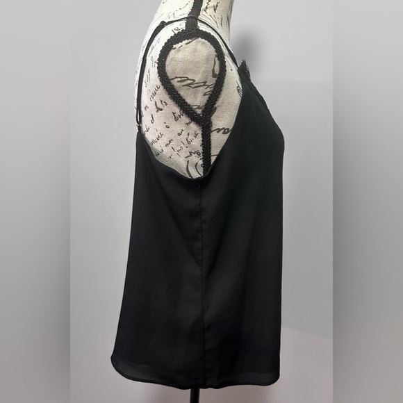 🖤Socialite Women’s Lace Trim Cami - Size M, Black 🖤 - Picture 3 of 11
